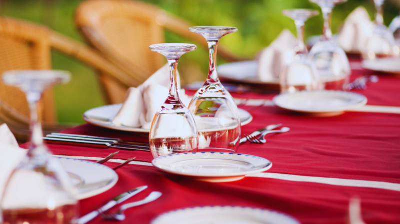 Patio dining
